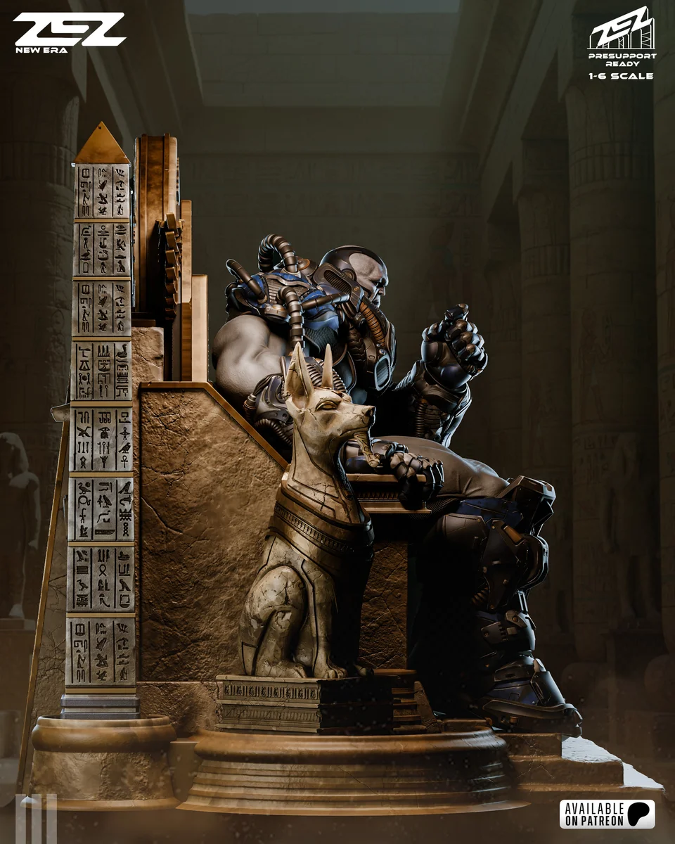 Apocalypse Throne | Fan Art | 3D Printed Resin Model Garage Kit | *Un-Painted* | ZEZ Studio 5