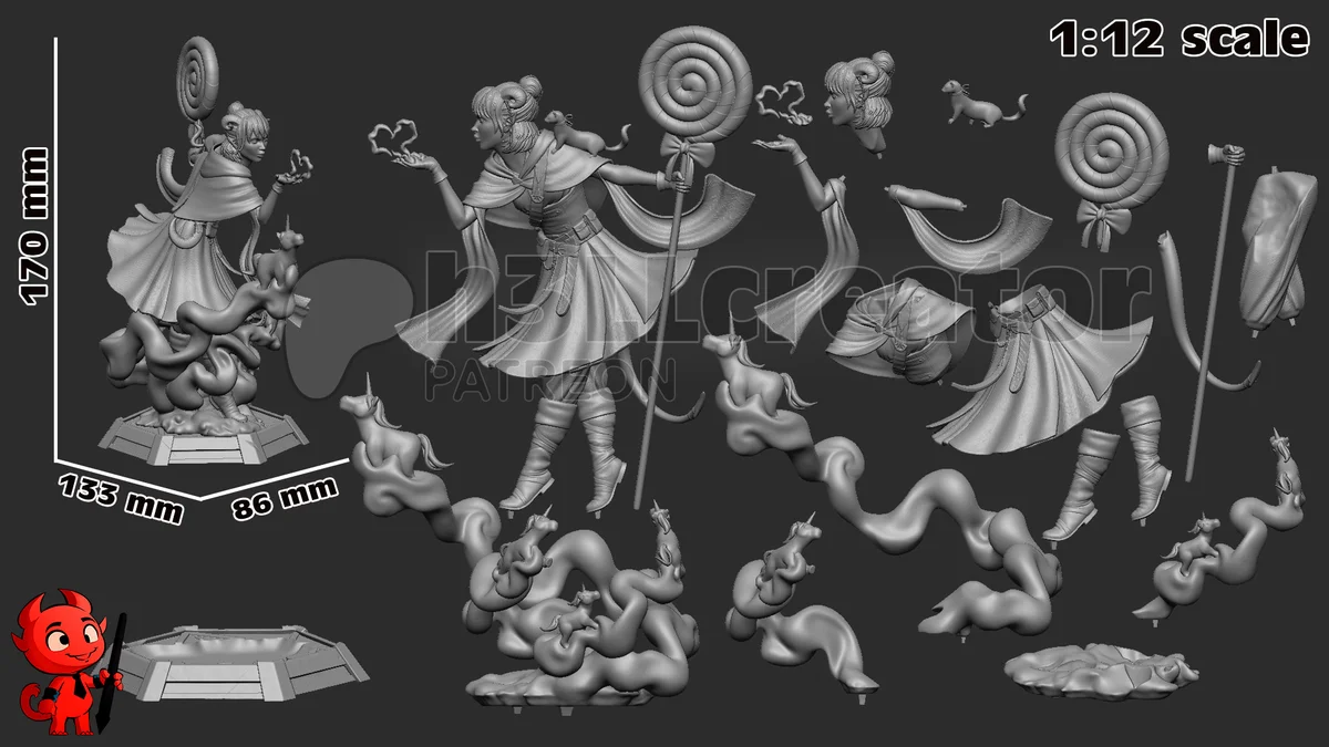 Jester Lavorre | Fan Art | 3D Printed Resin Model Garage Kit | *Un-Painted* | H3LL Creator 13