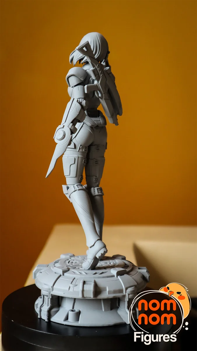 Commander Female Shepard | Fan Art | 3D Printed Resin Model Garage Kit | *Un-Painted* | Nomnom 11