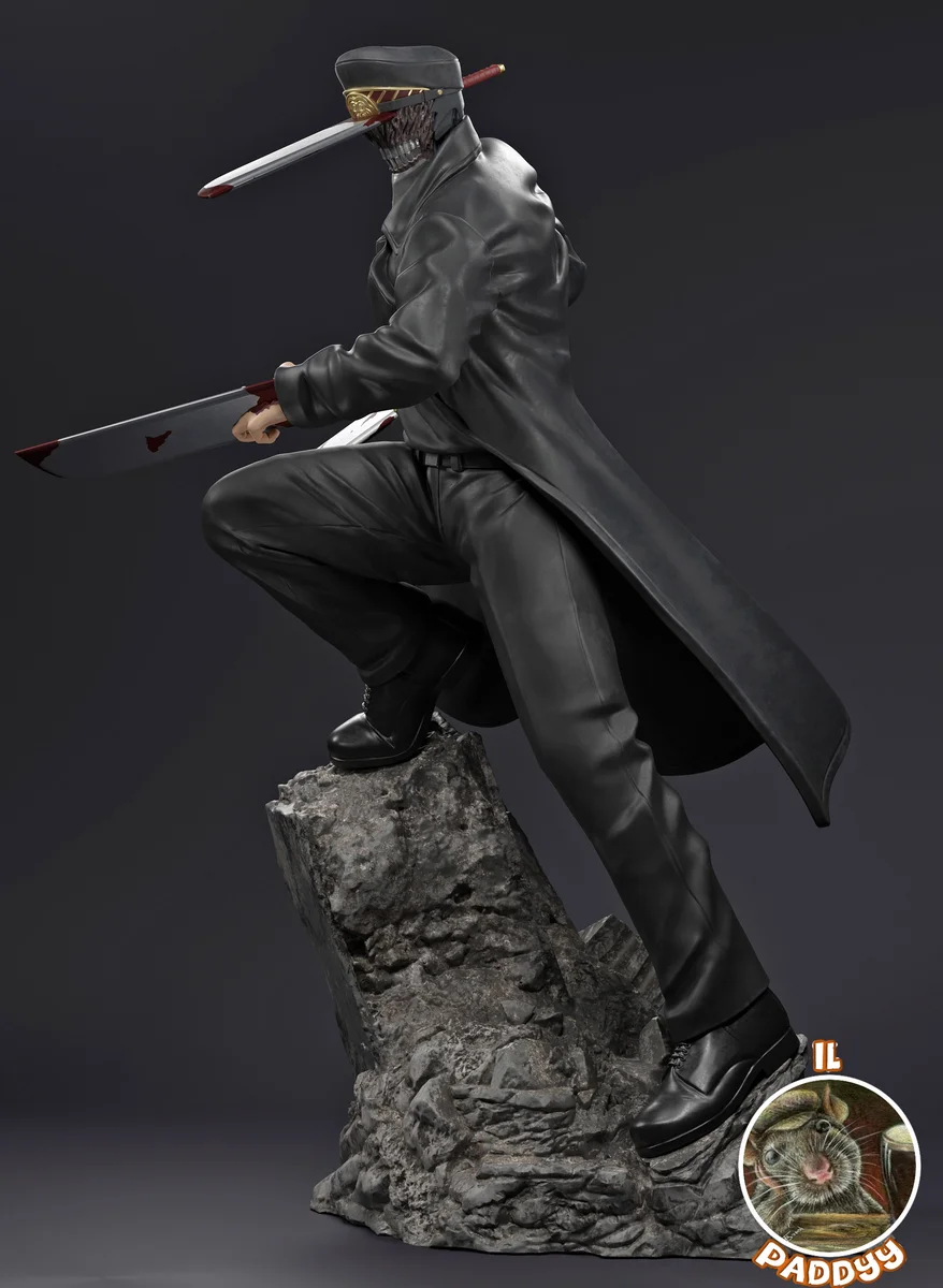 Katana | Fan Art | 3D Printed Resin Model Garage Kit | *Un-Painted* | Il Paddyy 3