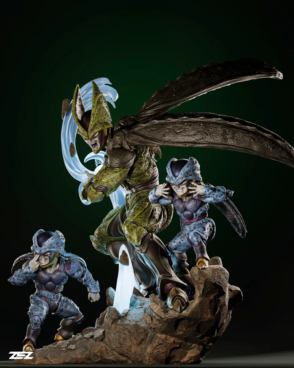 Cell | Fan Art | 3D Printed Resin Model Garage Kit | *Un-Painted* | ZEZ Studio 4