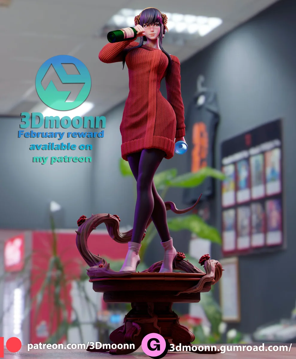 Assassin | Fan Art | 3D Printed Resin Model Garage Kit | *Un-Painted* | 3DMoon 3