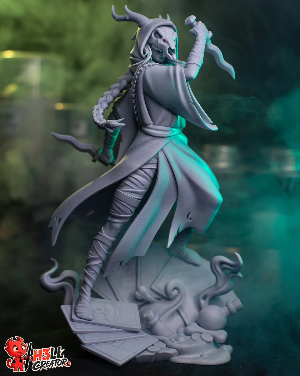 Silent | Fan Art | 3D Printed Resin Model Garage Kit | *Un-Painted* | H3LL Creator 9