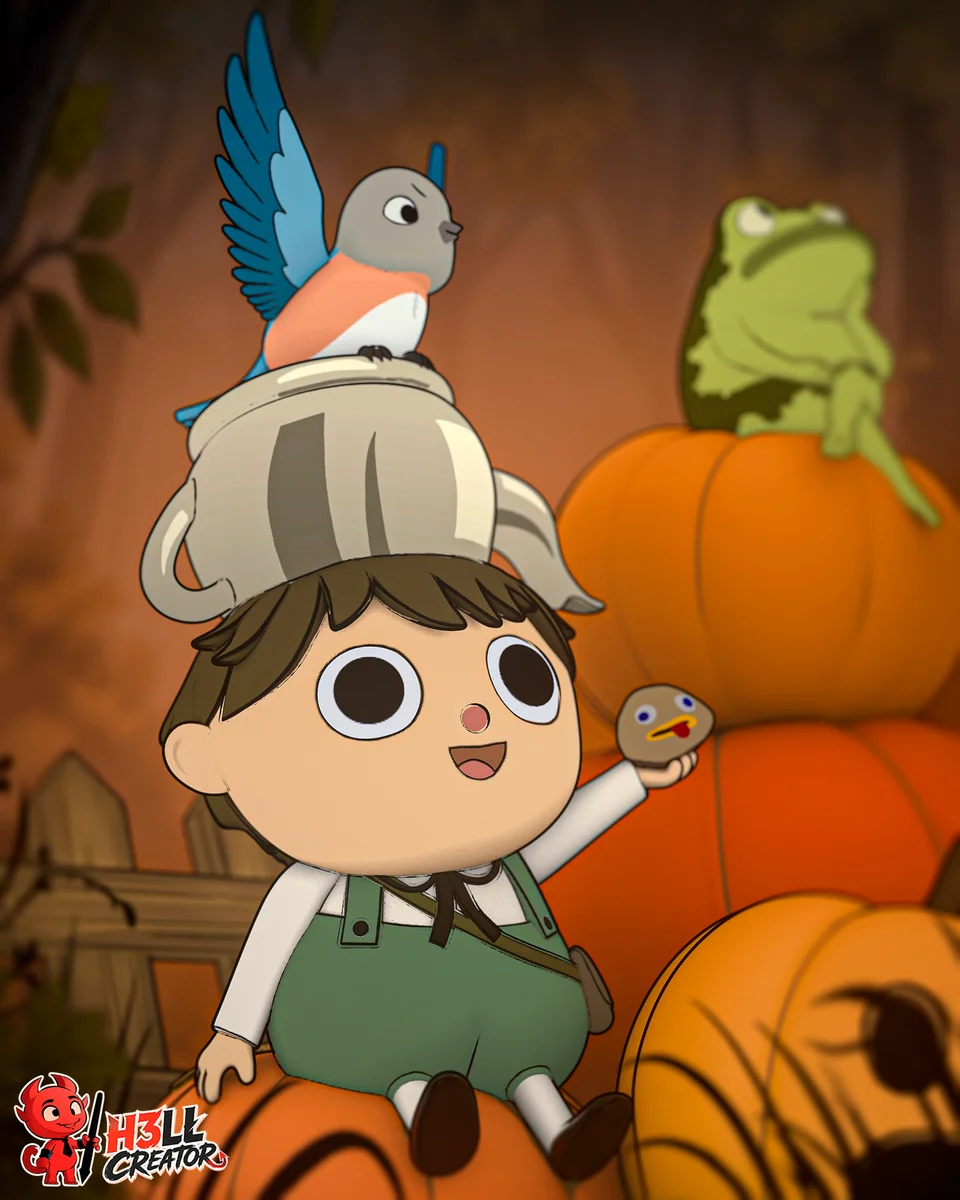 Wirt and Greg | Fan Art | 3D Printed Resin Model Garage Kit | *Un-Painted* | H3LL Creator 6