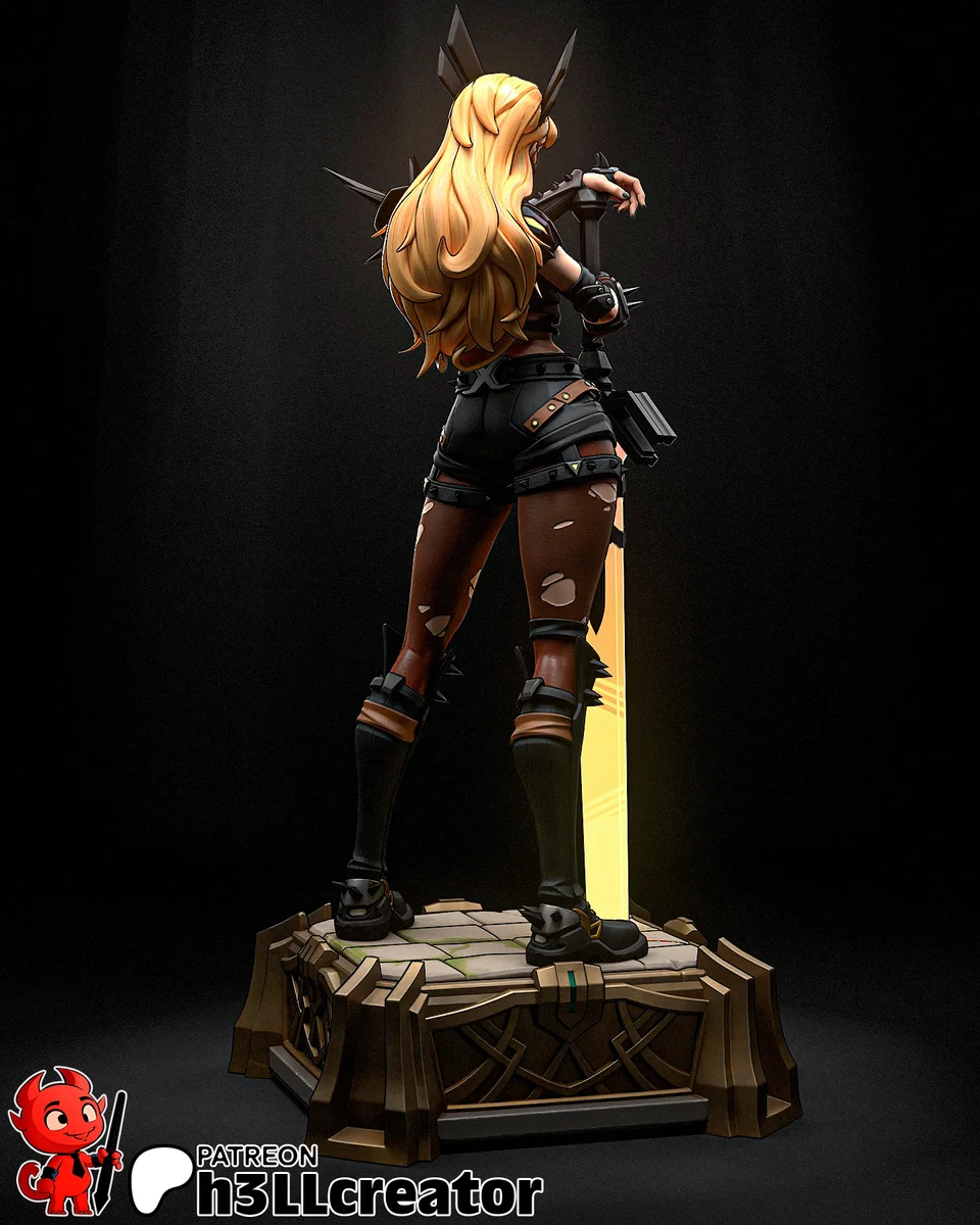 Magik | Fan Art | 3D Printed Resin Model Garage Kit | *Un-Painted* | H3LL Creator 9