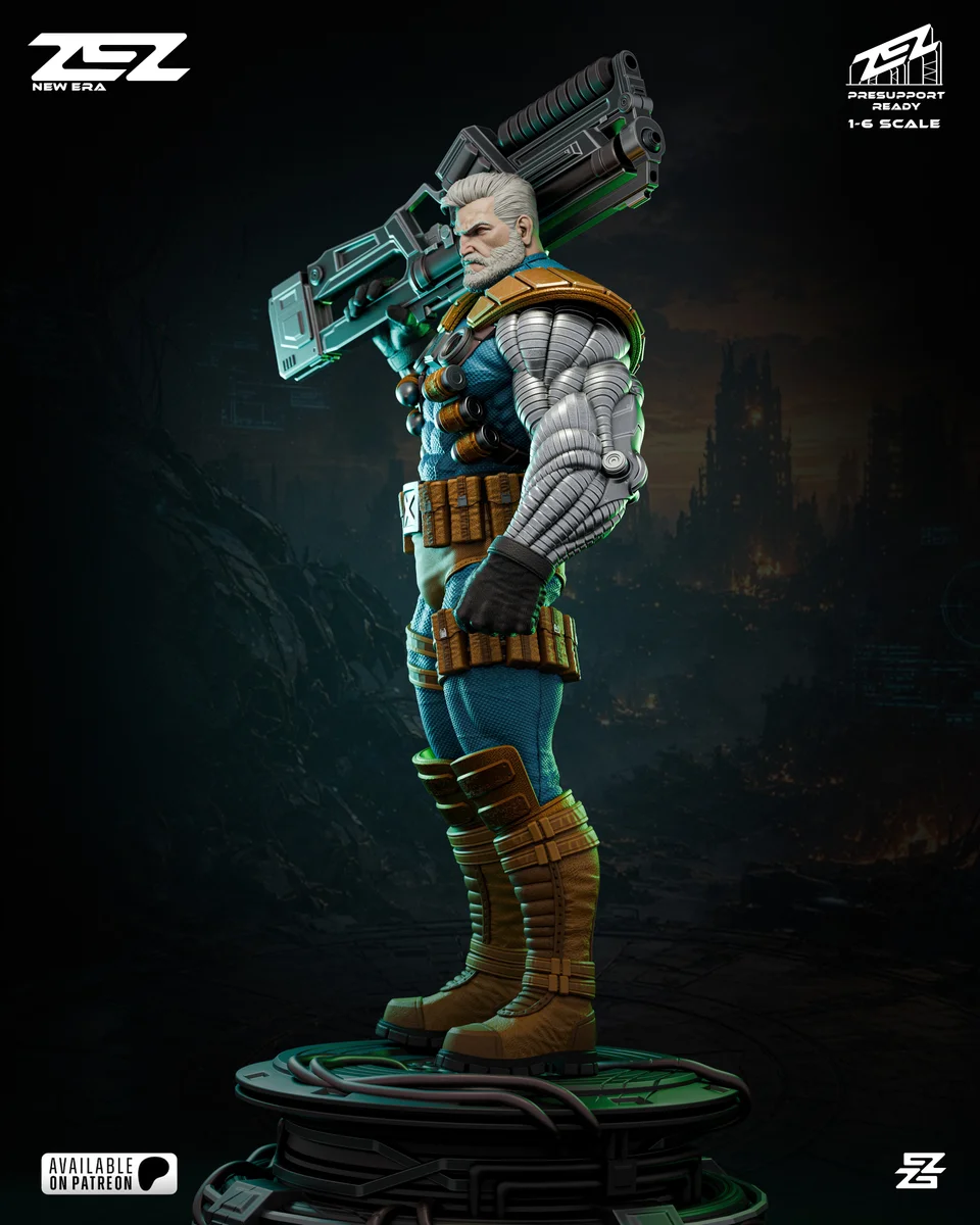 Cable Museum | Fan Art | 3D Printed Resin Model Garage Kit | *Un-Painted* | ZEZ Studio 4