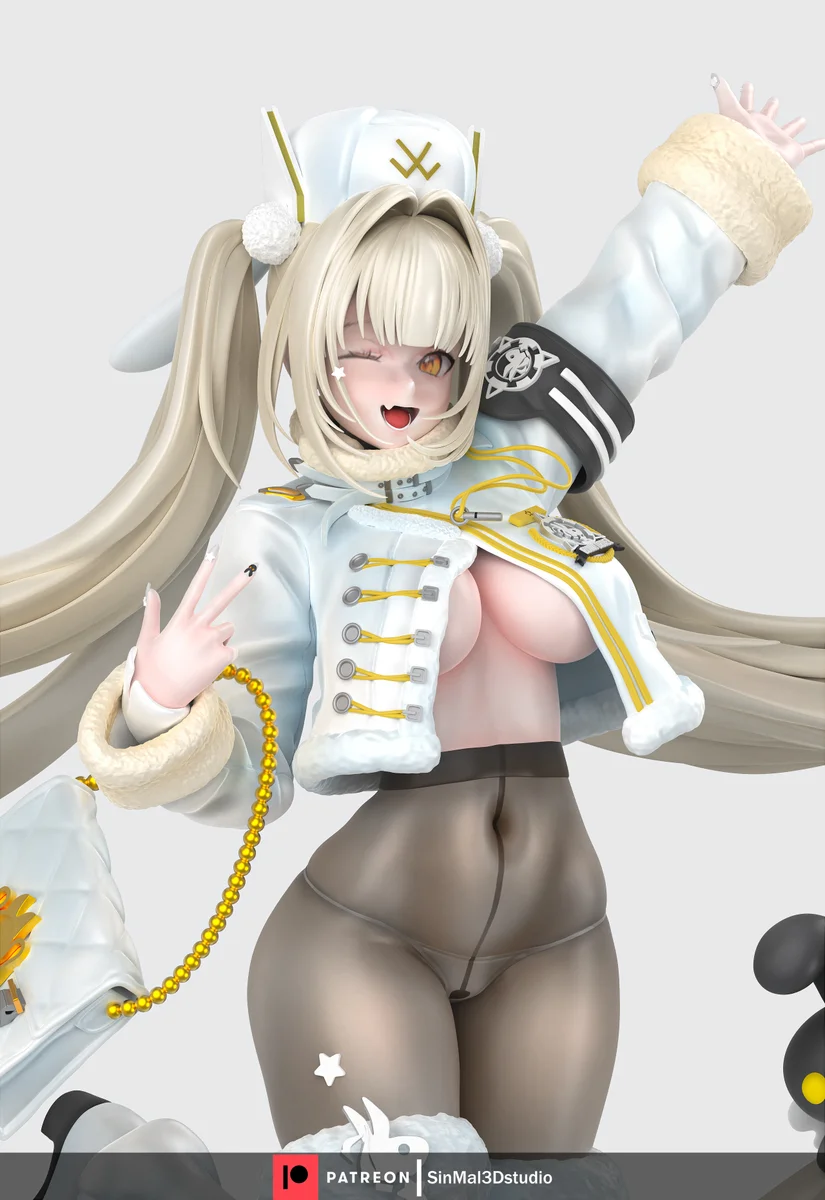 Blanc | Fan Art | 3D Printed Resin Model Garage Kit | *Un-Painted* | Sin3Dstudio