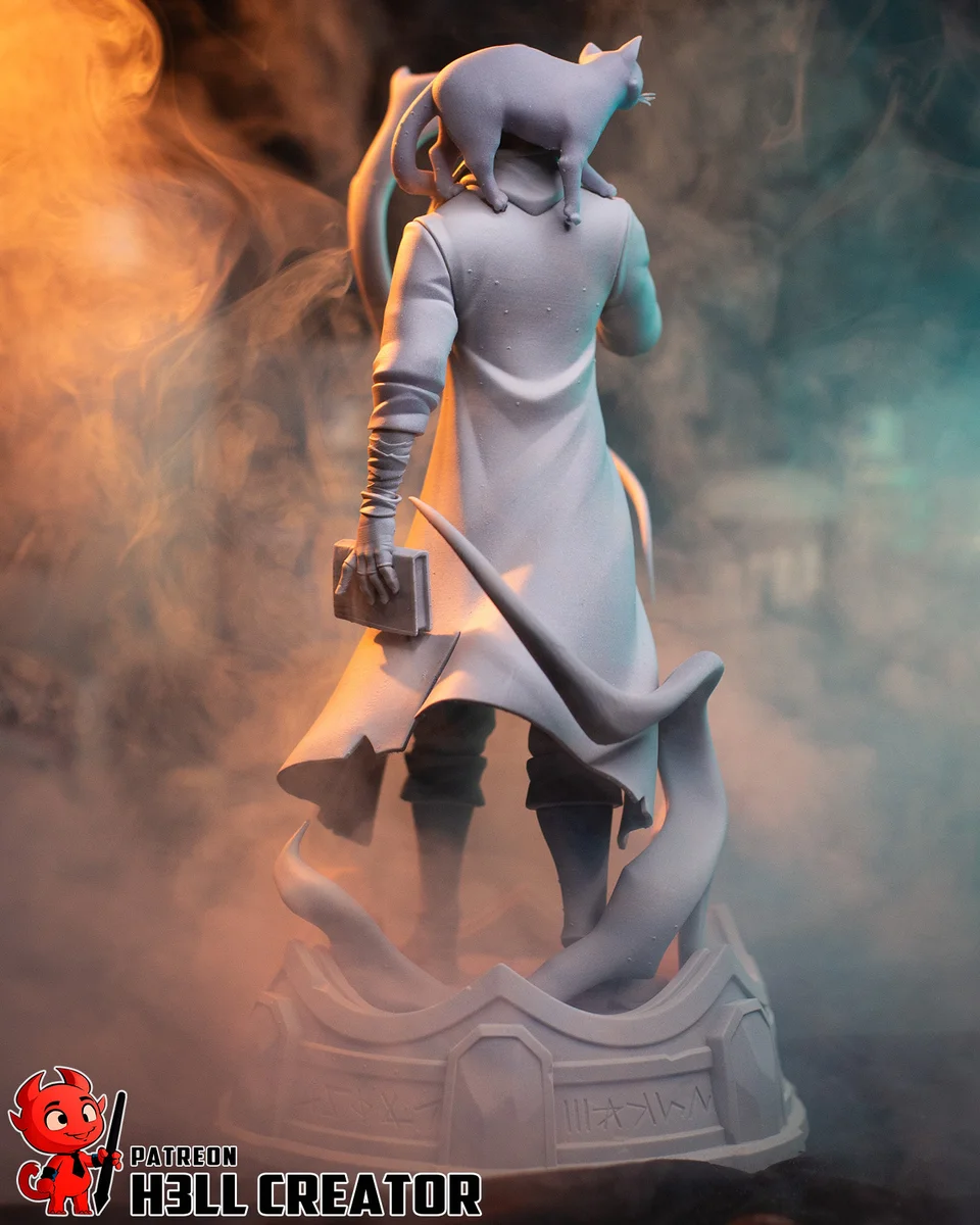 Caleb Widogast | Fan Art | 3D Printed Resin Model Garage Kit | *Un-Painted* | H3LL Creator 12