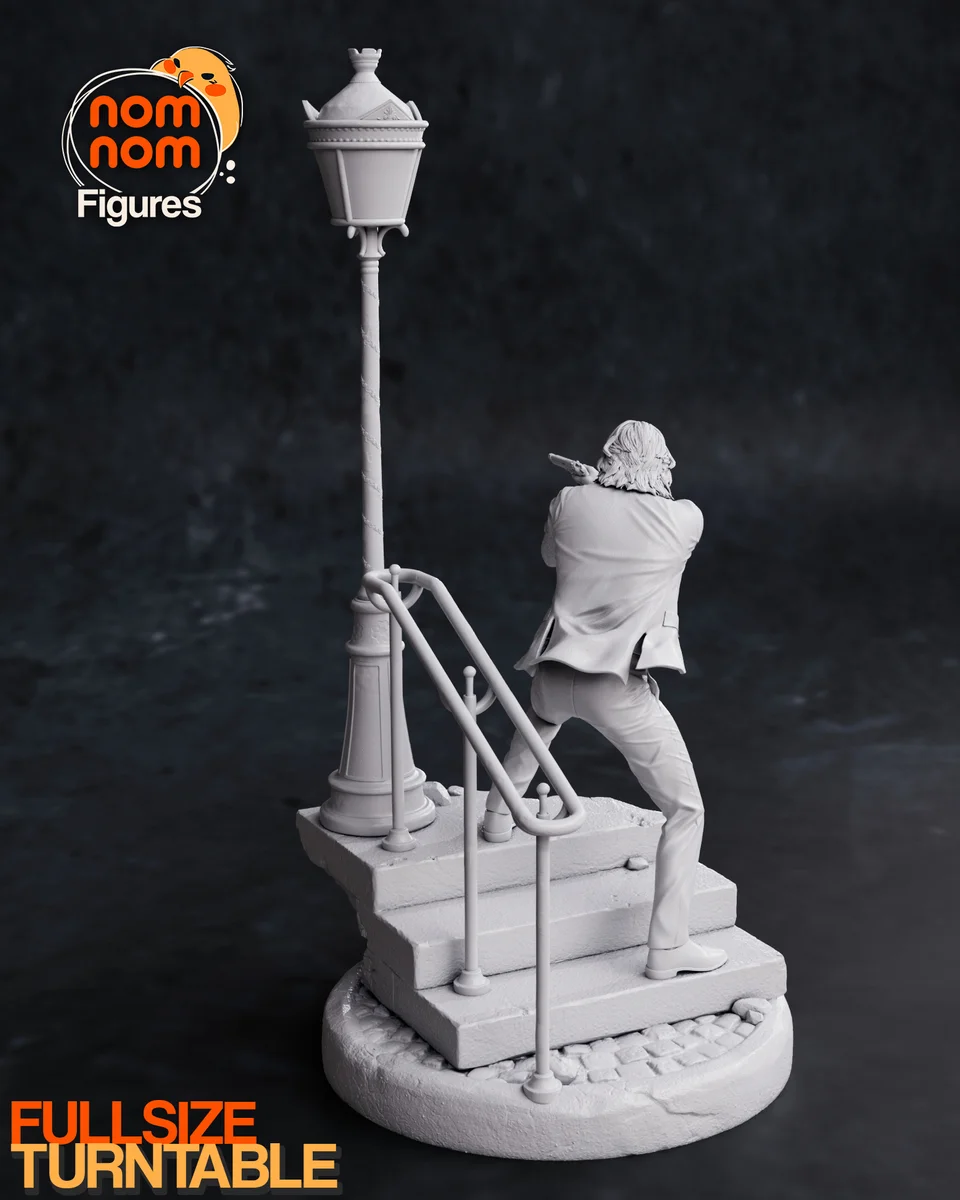 John Wick | Fan Art | 3D Printed Resin Model Garage Kit | *Un-Painted* | Nomnom 5