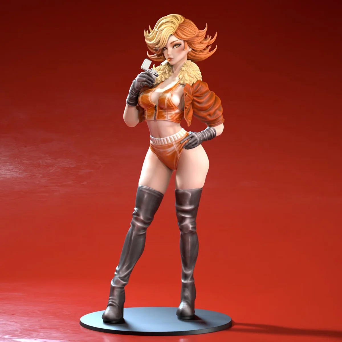 Flarya - Waifumon | Fan Art | 3D Printed Resin Model Garage Kit | *Un-Painted* | SiryllArt 3