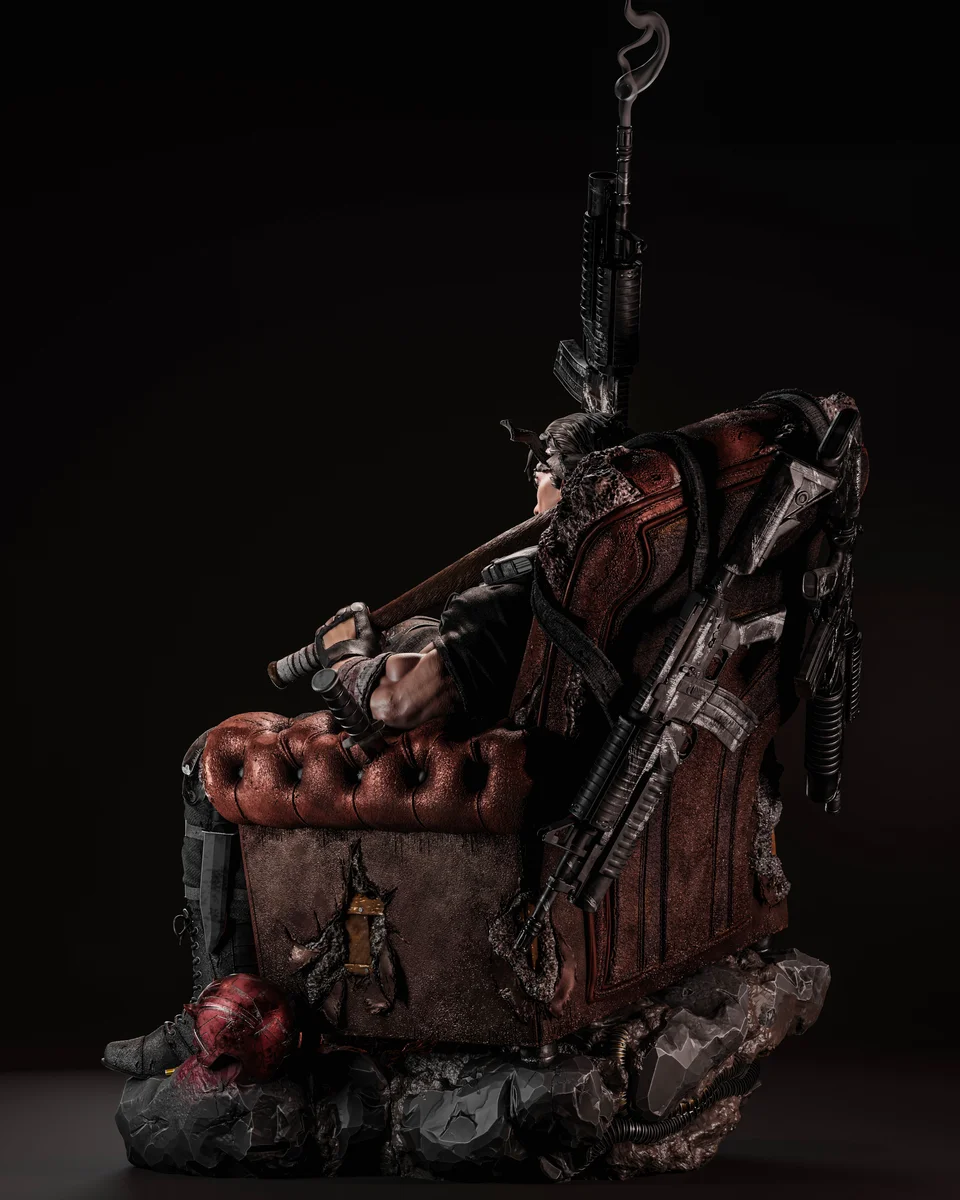 The Punisher | Fan Art | 3D Printed Resin Model Garage Kit | *Un-Painted* | ZEZ Studio 5