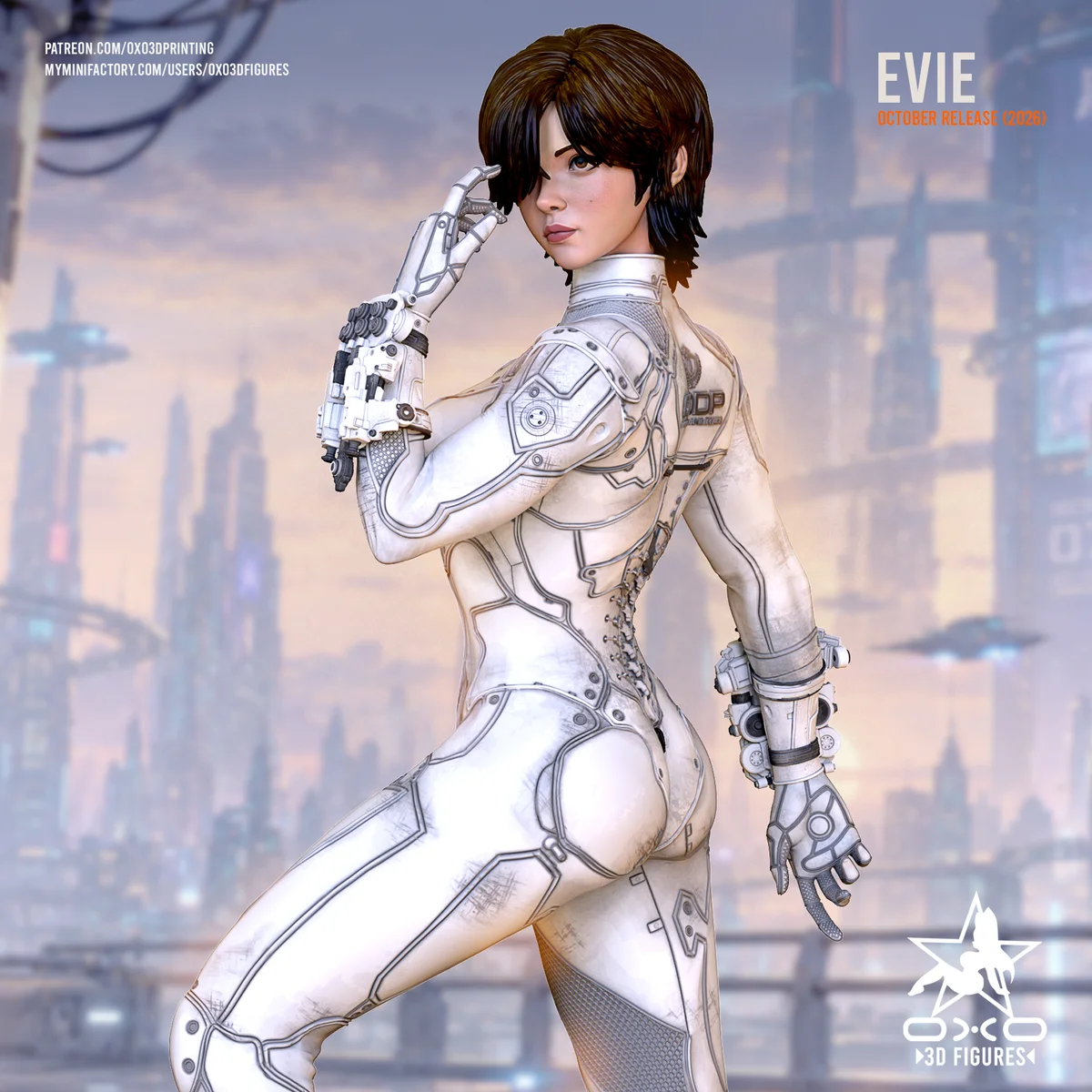 Evie Stellar Blade | Fan Art | 3D Printed Resin Model Garage Kit | *Un-Painted* | OXO3D