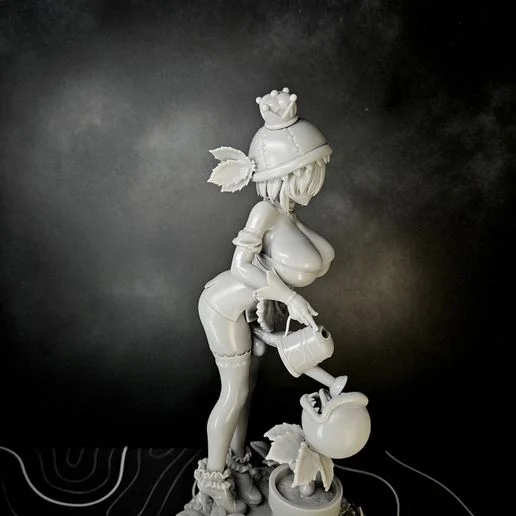 Princess Piranhette | Fan Art | 3D Printed Resin Model Garage Kit | *Un-Painted* | Officer Rhu 6