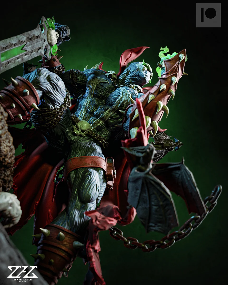 Spawn | Fan Art | 3D Printed Resin Model Garage Kit | *Un-Painted* | ZEZ Studio 7
