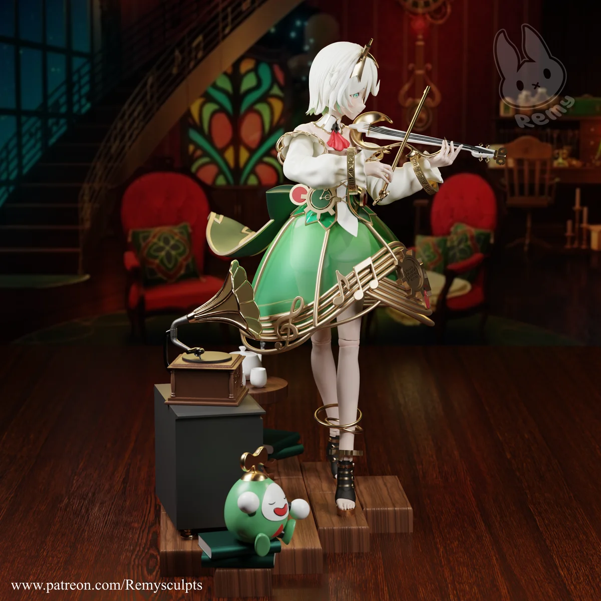 Cecilia Immergreen | Fan Art | 3D Printed Resin Model Garage Kit | *Un-Painted* | Remy Sculpts 3