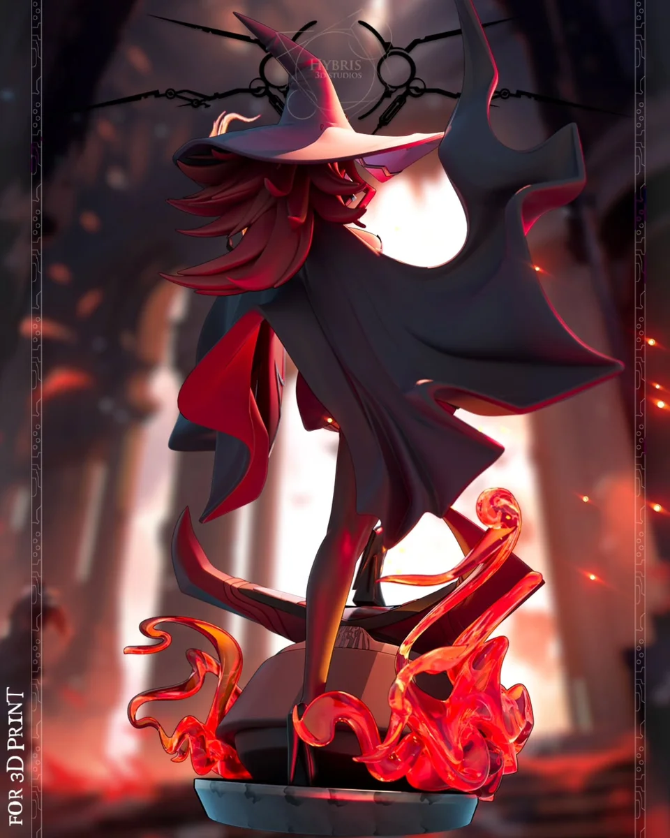 Konoe Ayatsuki Mercury | Fan Art | 3D Printed Resin Model Garage Kit | *Un-Painted* | Hybris Studios 6