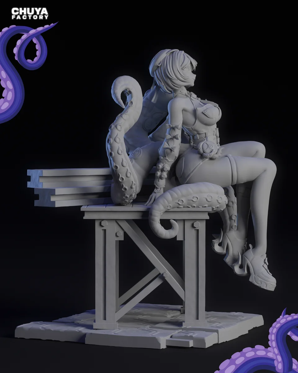 Yidhari | Fan Art | 3D Printed Resin Model Garage Kit | *Un-Painted* | Chuya Factory 9