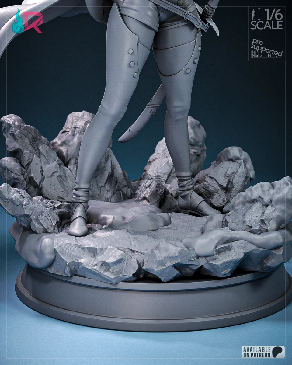 Eris Greyrat | Fan Art | 3D Printed Resin Model Garage Kit | *Un-Painted* | Rechtag 21