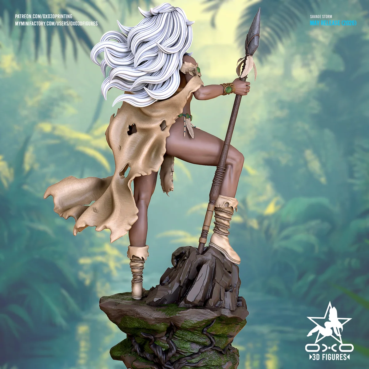 Savage Storm | Fan Art | 3D Printed Resin Model Garage Kit | *Un-Painted* | OXO3D 3