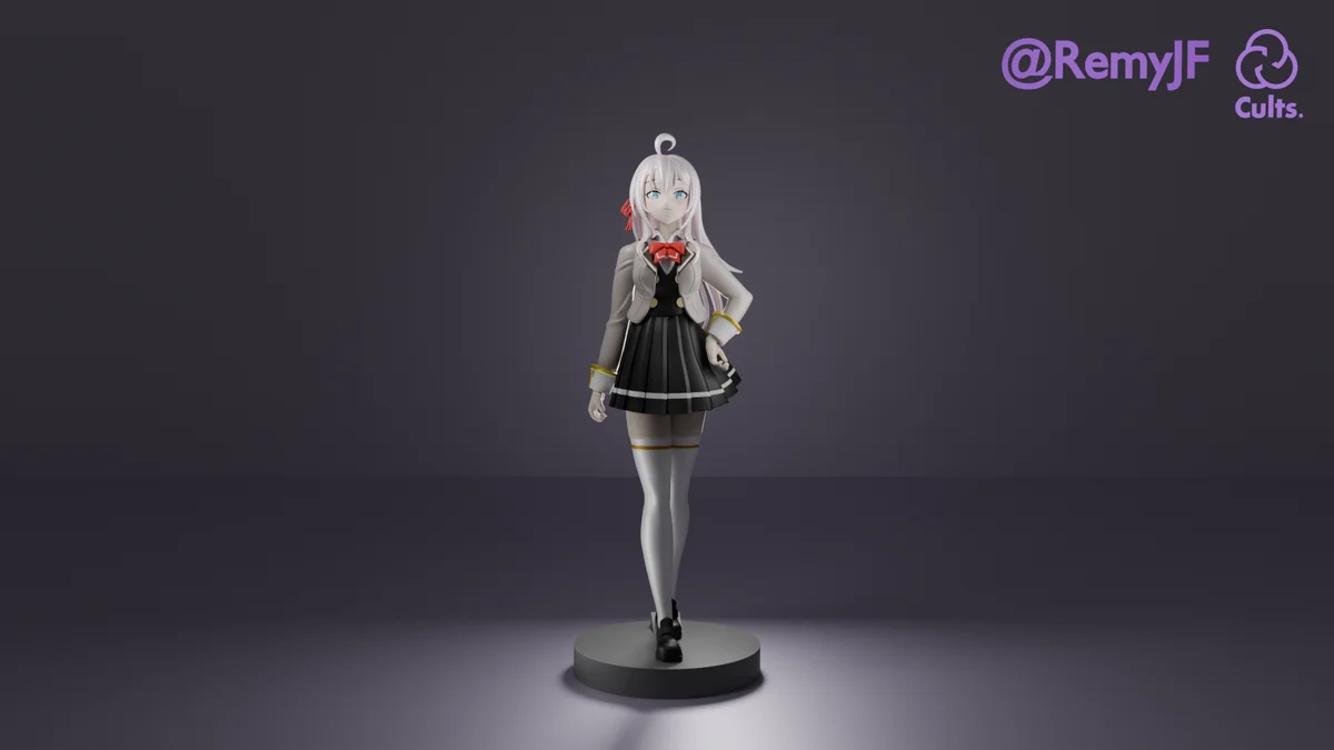 Alisa Mikhailovna Kujou | Fan Art | 3D Printed Resin Model Garage Kit | *Un-Painted* | Remy Sculpts