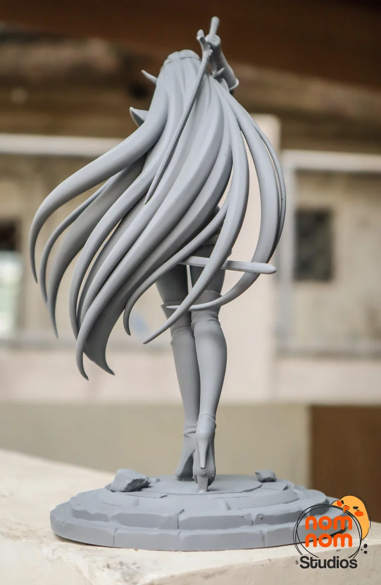 Pirotess | Fan Art | 3D Printed Resin Model Garage Kit | *Un-Painted* | Nomnom 6