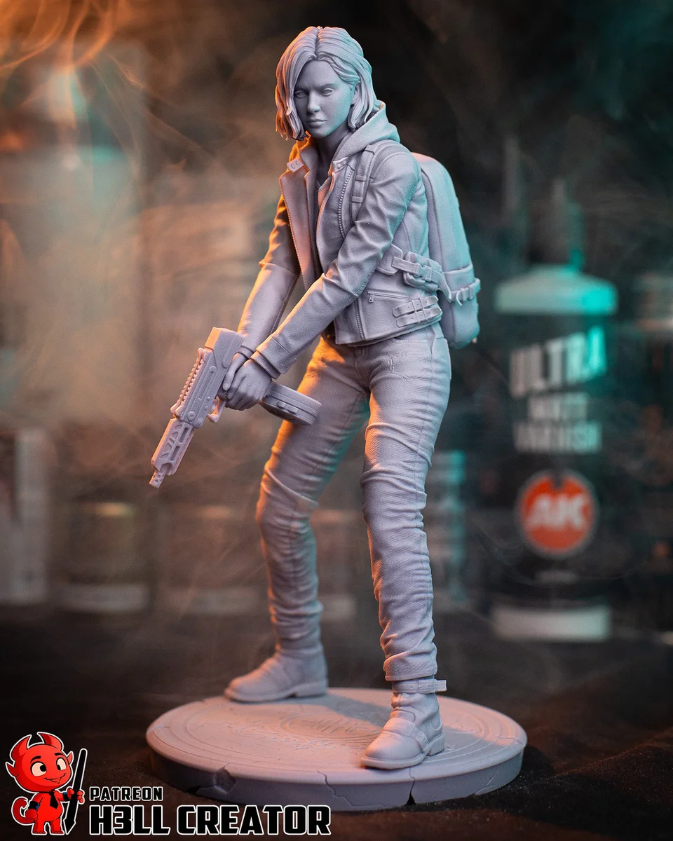 Grace Ashcroft | Fan Art | 3D Printed Resin Model Garage Kit | *Un-Painted* | H3LL Creator 10