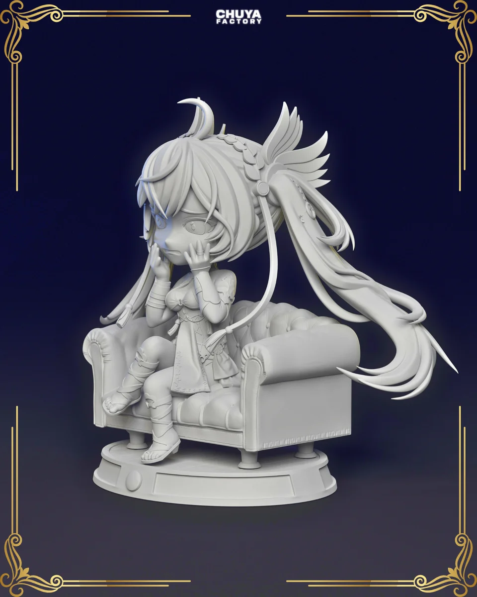 Chibi Iuno | Fan Art | 3D Printed Resin Model Garage Kit | *Un-Painted* | Chuya Factory 11