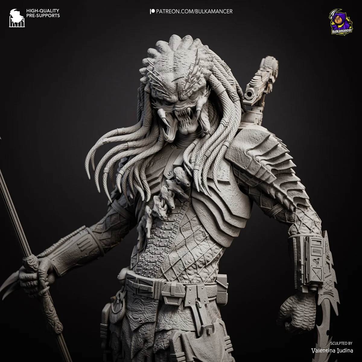 Predator | Fan Art | 3D Printed Resin Model Garage Kit | *Un-Painted* | Bulkamancer 12