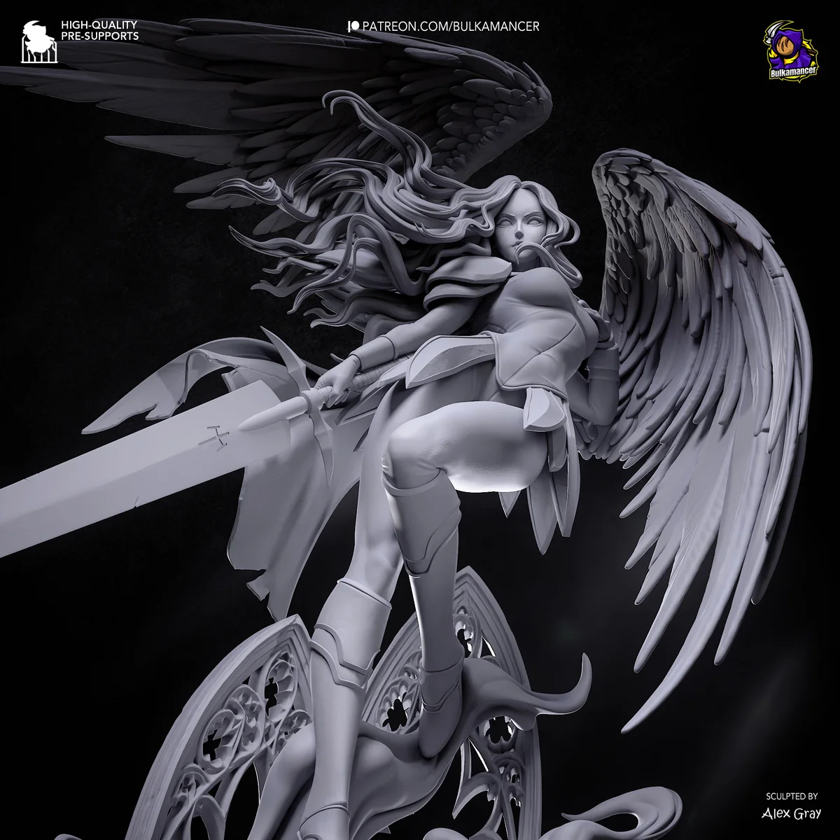 Teresa | Fan Art | 3D Printed Resin Model Garage Kit | *Un-Painted* | Bulkamancer 20