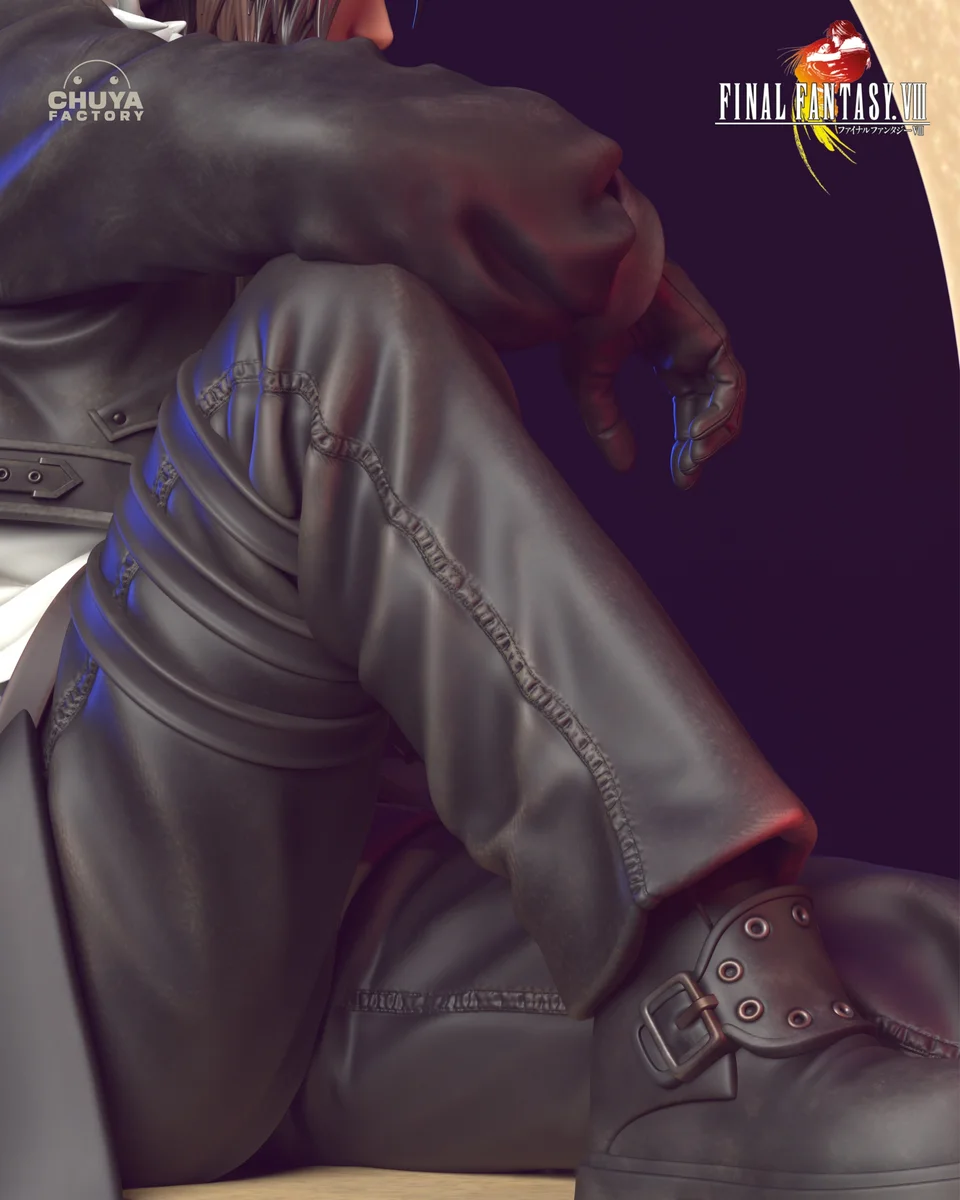 Squall Leonhart | Fan Art | 3D Printed Resin Model Garage Kit | *Un-Painted* | Chuya Factory 6