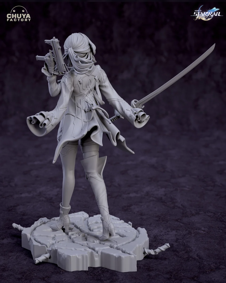 Kafka | Fan Art | 3D Printed Resin Model Garage Kit | *Un-Painted* | Chuya Factory 7