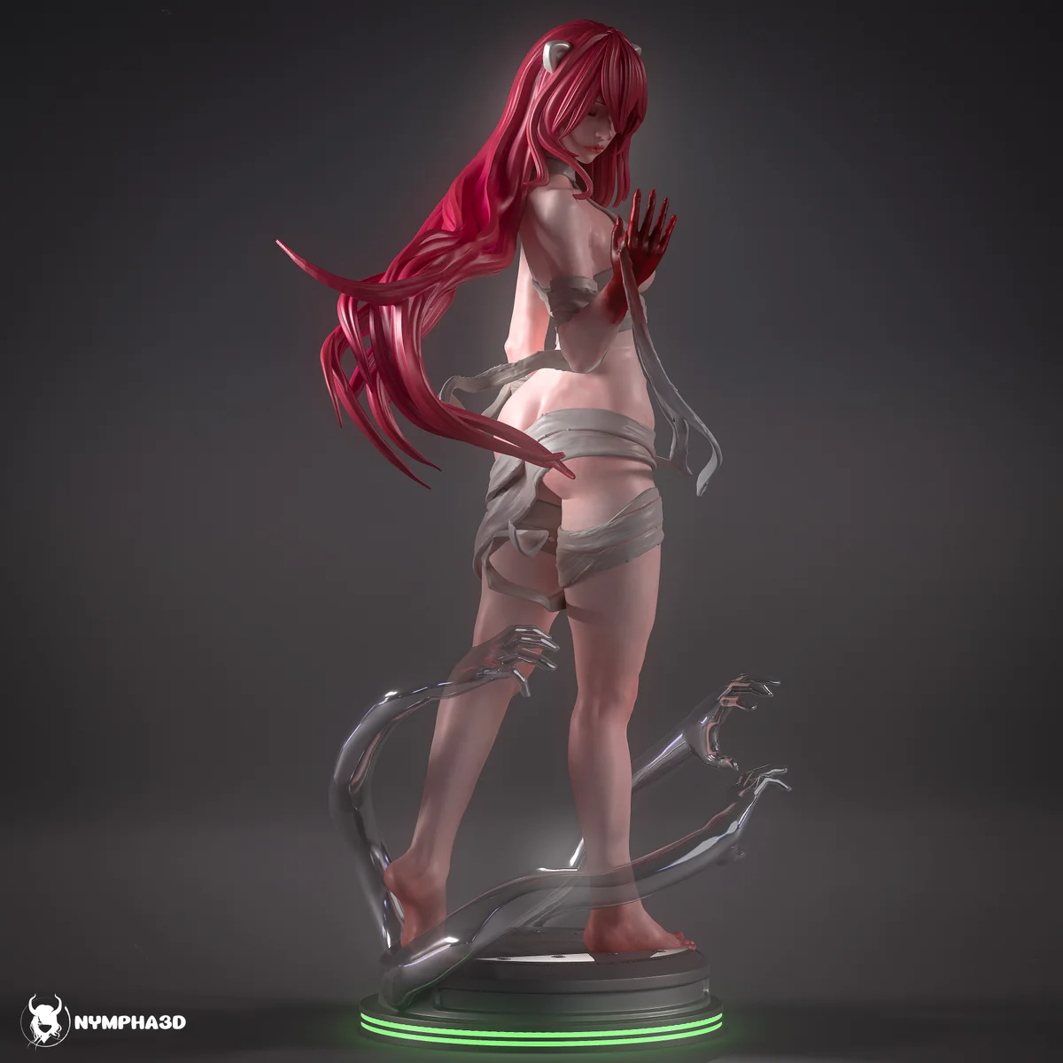 Lucy | Fan Art | 3D Printed Resin Model Garage Kit | *Un-Painted* | Nympha3D 5