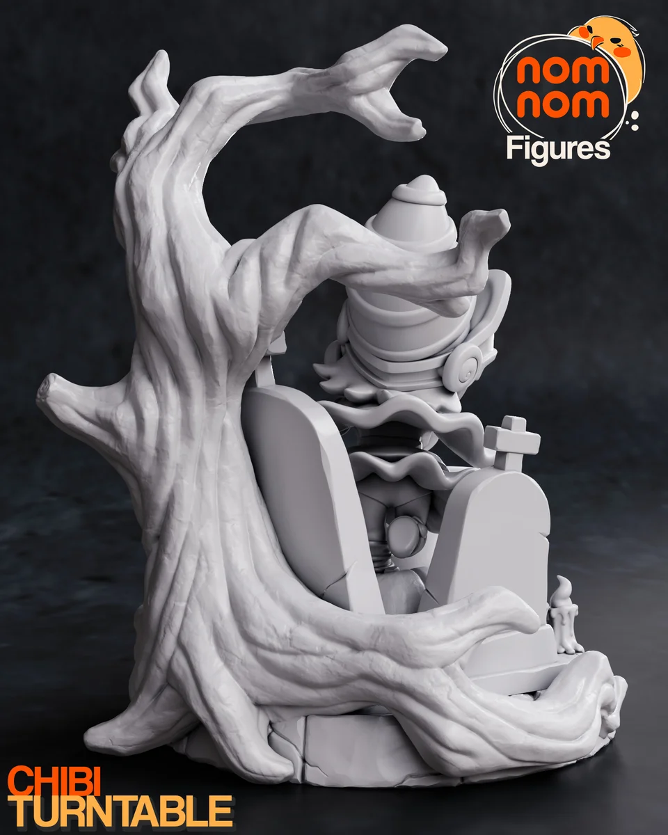Chibi Dark Magician Girl | Fan Art | 3D Printed Resin Model Garage Kit | *Un-Painted* | Nomnom 5