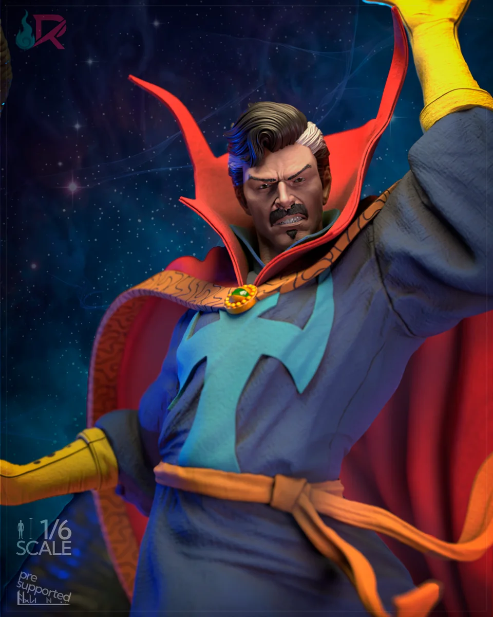 Dr. Strange vs. Shuma Gorath | Fan Art | 3D Printed Resin Model Garage Kit | *Un-Painted* | Rechtag 3