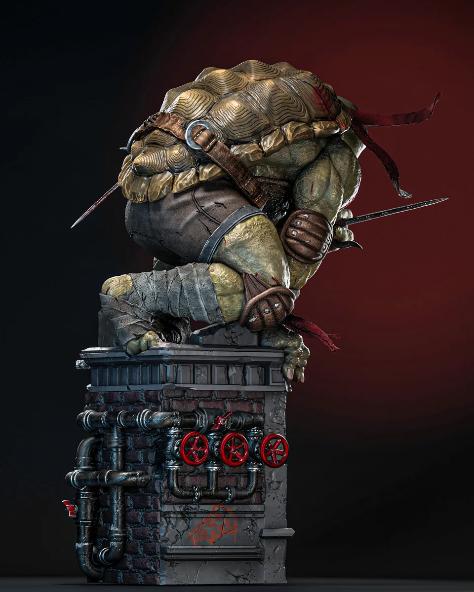 Raphael | Fan Art | 3D Printed Resin Model Garage Kit | *Un-Painted* | ZEZ Studio 5