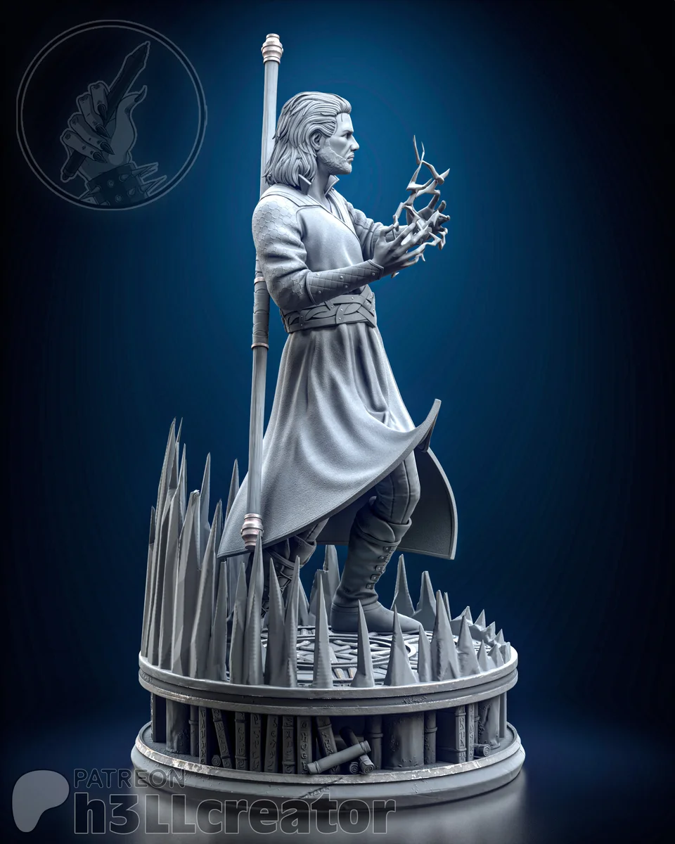 Gale of Waterdeep | Fan Art | 3D Printed Resin Model Garage Kit | *Un-Painted* | H3LL Creator 10
