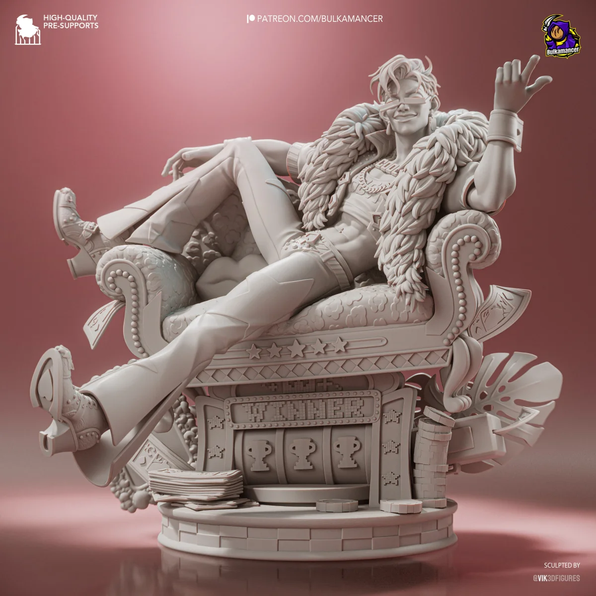 Ace | Fan Art | 3D Printed Resin Model Garage Kit | *Un-Painted* | Bulkamancer 7