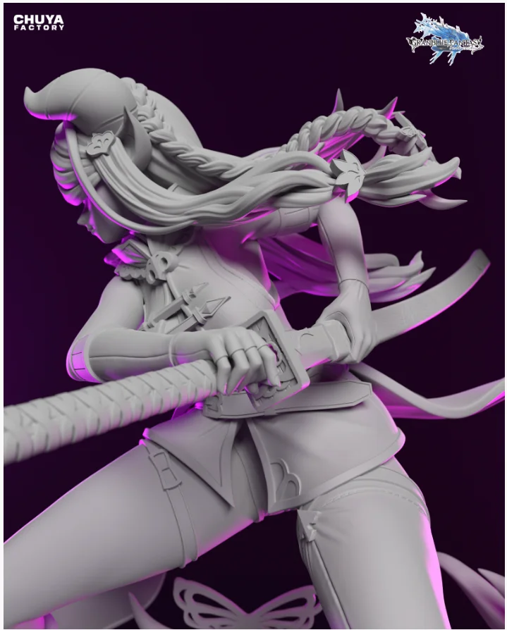 Narmaya | Fan Art | 3D Printed Resin Model Garage Kit | *Un-Painted* | Chuya Factory 12