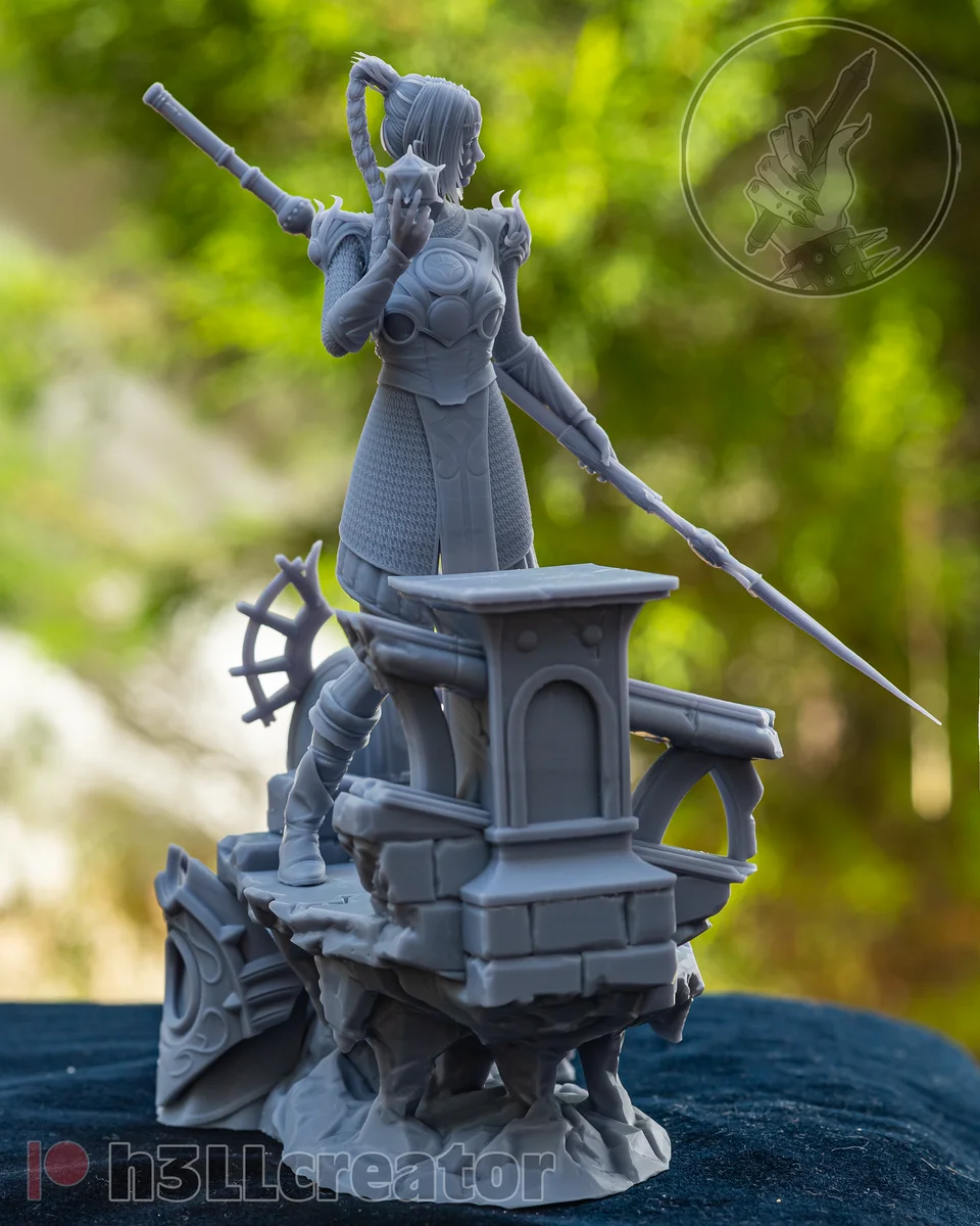 Shadowheart | Fan Art | 3D Printed Resin Model Garage Kit | *Un-Painted* | H3LL Creator 7