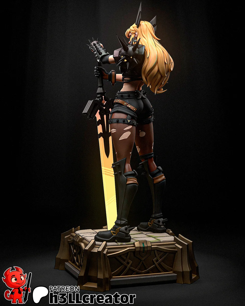 Magik | Fan Art | 3D Printed Resin Model Garage Kit | *Un-Painted* | H3LL Creator 7