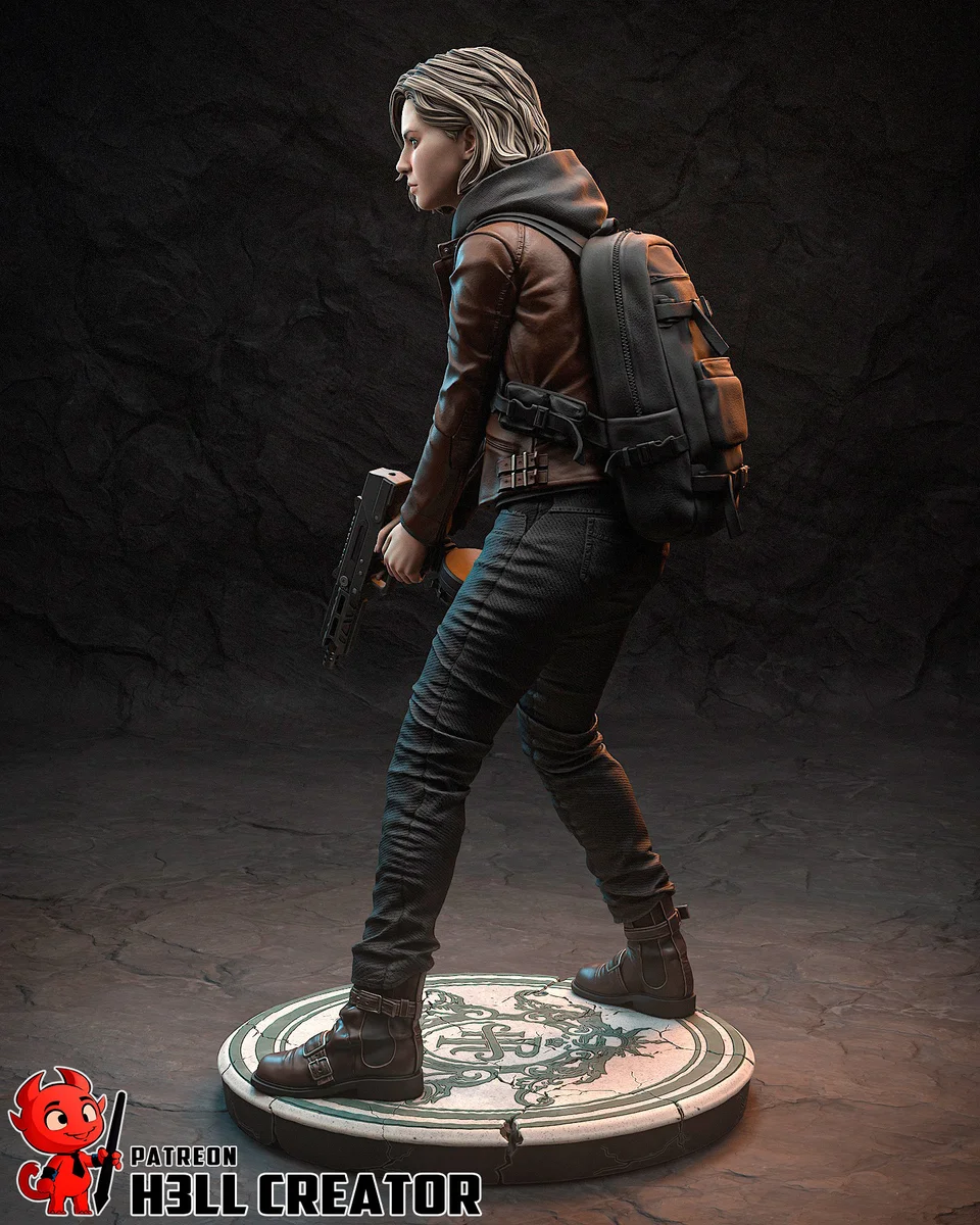 Grace Ashcroft | Fan Art | 3D Printed Resin Model Garage Kit | *Un-Painted* | H3LL Creator 6