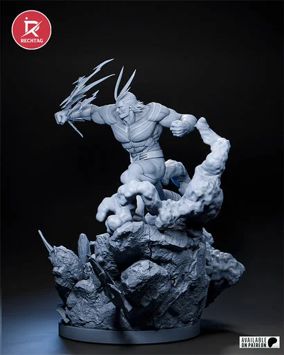 All Might | Fan Art | 3D Printed Resin Model Garage Kit | *Un-Painted* | Rechtag 23