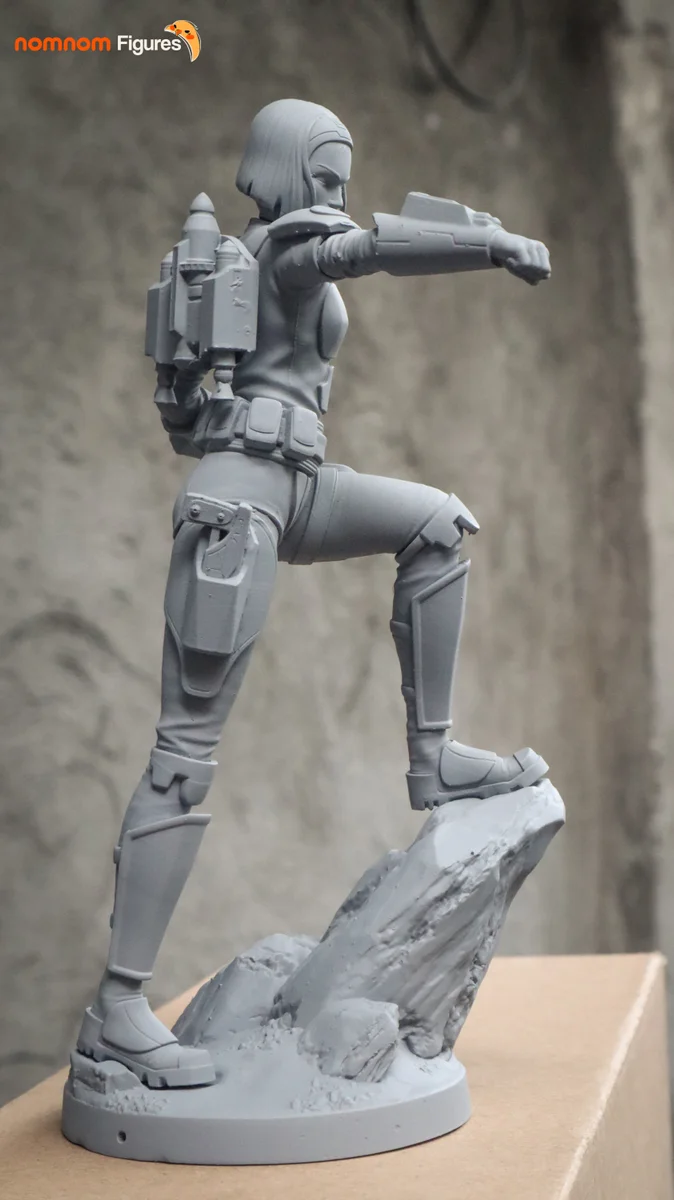 Bo-Katan Kryze | Fan Art | 3D Printed Resin Model Garage Kit | *Un-Painted* | Nomnom 10