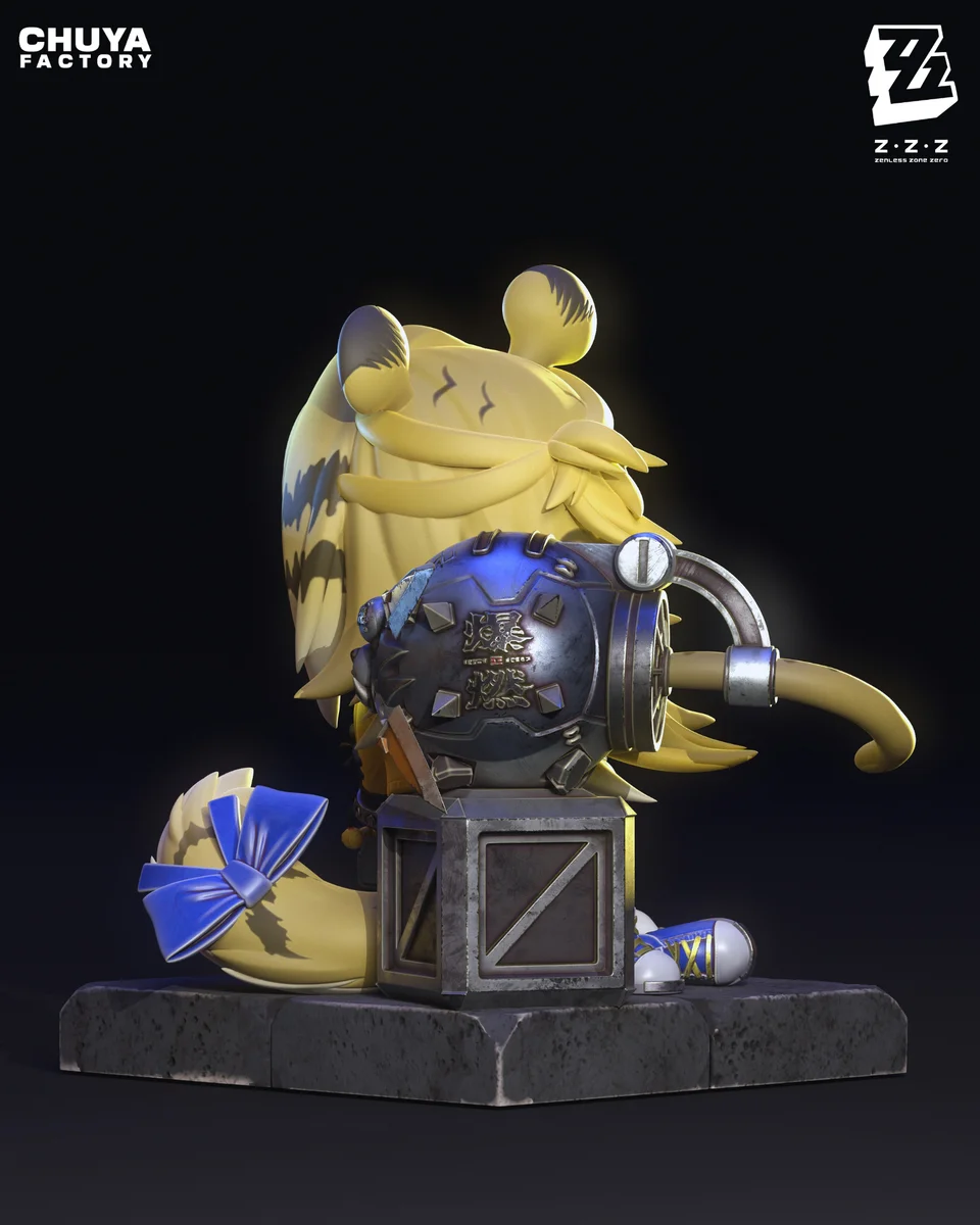 Chibi Ju Fufu | Fan Art | 3D Printed Resin Model Garage Kit | *Un-Painted* | Chuya Factory 8