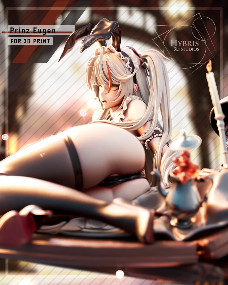 Prinz Eugen | Fan Art | 3D Printed Resin Model Garage Kit | *Un-Painted* | Hybris Studios 3