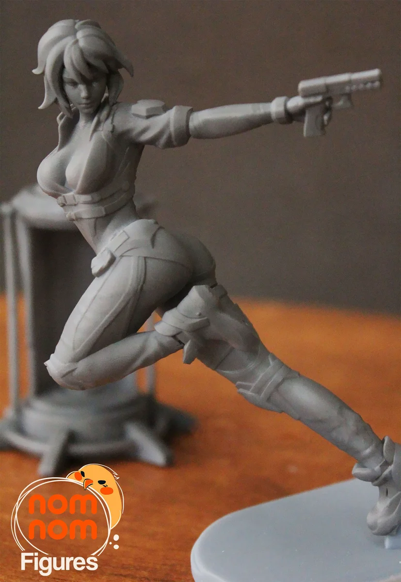 Motoko Kusanagi v01 | Fan Art | 3D Printed Resin Model Garage Kit | *Un-Painted* | Nomnom 5