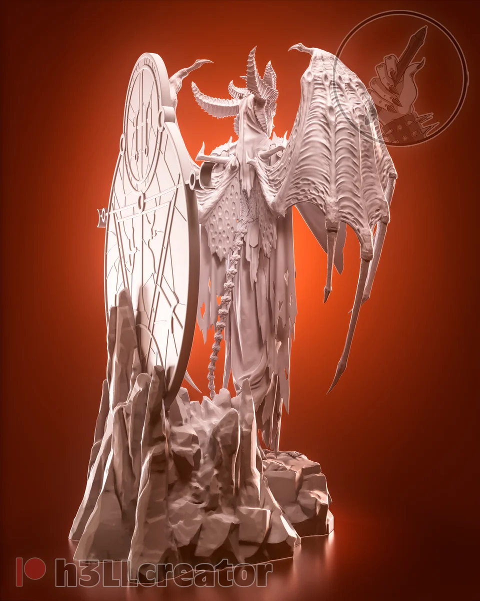 Lilith | Fan Art | 3D Printed Resin Model Garage Kit | *Un-Painted* | H3LL Creator 10