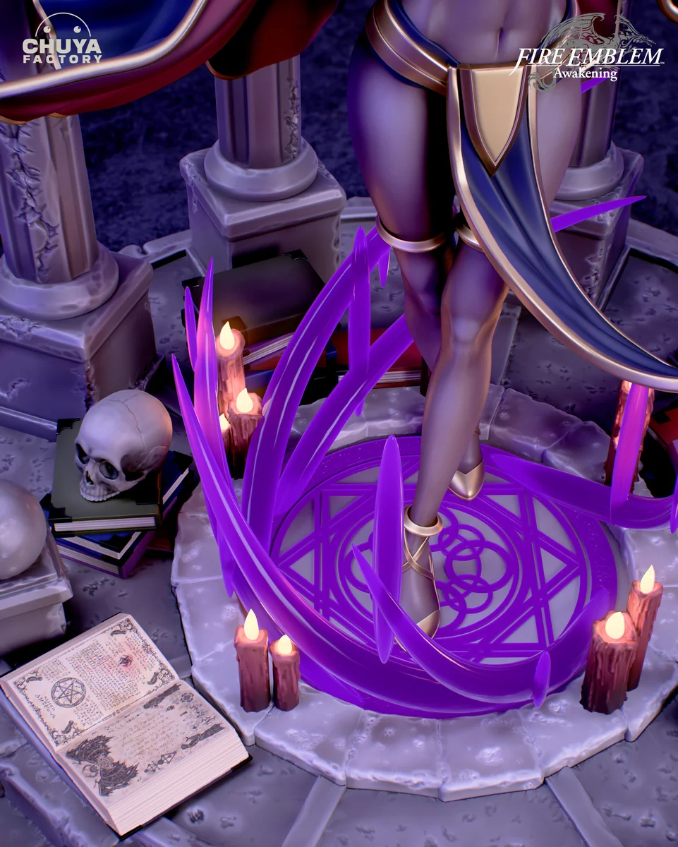 Tharja | Fan Art | 3D Printed Resin Model Garage Kit | *Un-Painted* | Chuya Factory 8