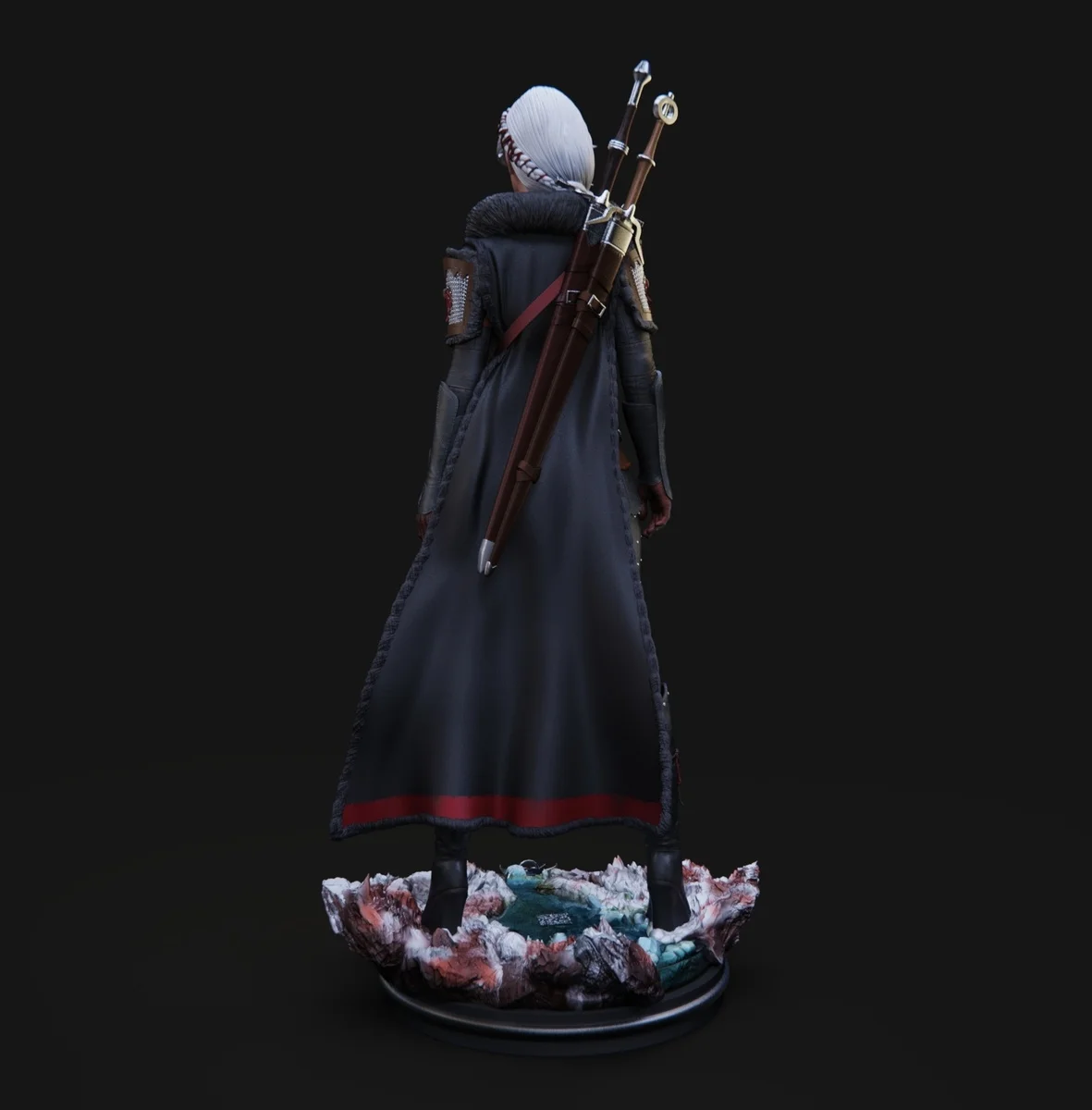 Ciri | Fan Art | 3D Printed Resin Model Garage Kit | *Un-Painted* | Abe3D 7
