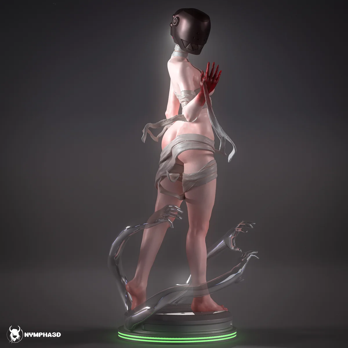 Lucy | Fan Art | 3D Printed Resin Model Garage Kit | *Un-Painted* | Nympha3D 4